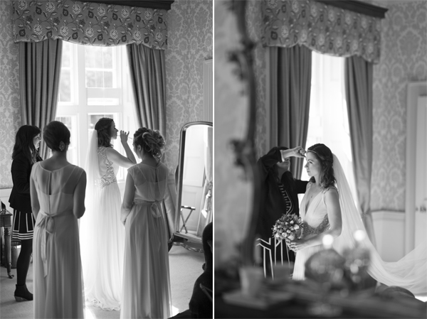final touched before getting married at blairquhan castle