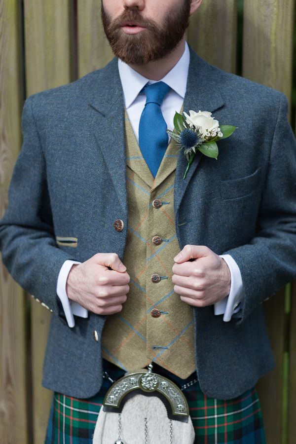 custom made kilt and jacket scottish