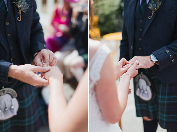 rings exchange during ceremony