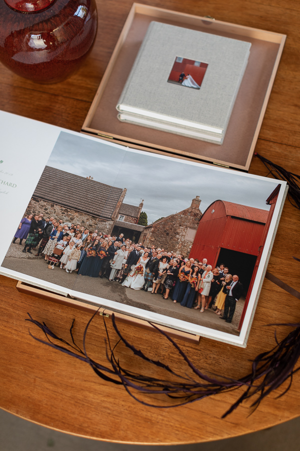 dalduff farm wedding albums from Scotland