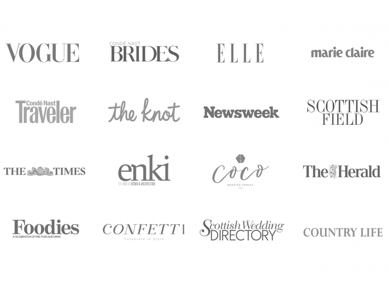wedding photographers scotland glasgow edinburgh lifestyle publications magazines logos 