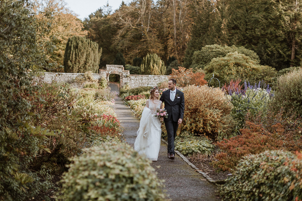 Glenapp Castle magnificent gardens wedding photographers scotland
